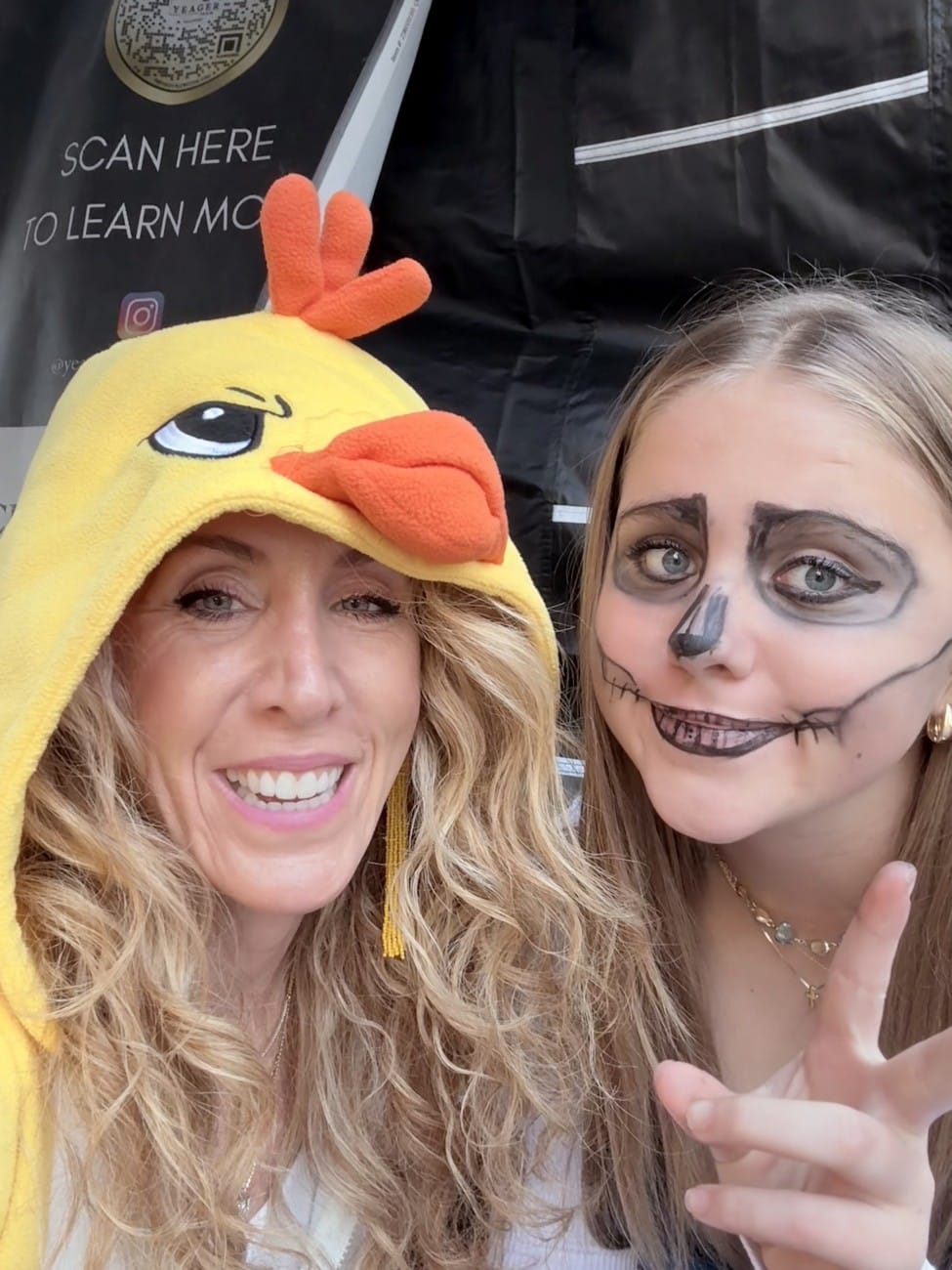 Kids in Halloween costumes at Northcenter Trick or Treat in Chicago
